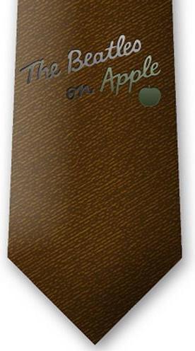 Actual product image The Beatles Unisex Adult On Apple Silk Tie
