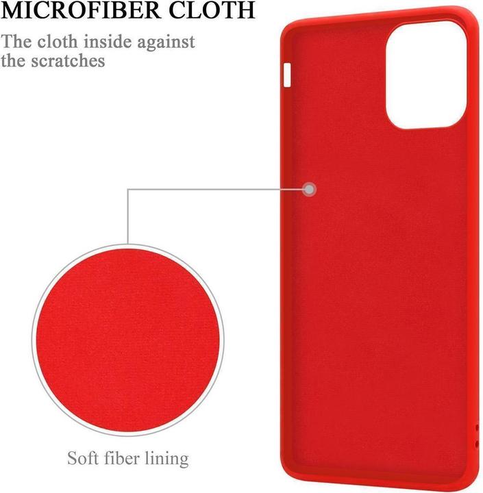 Productafbeelding Cadorabo TPU Vloeibare Ring Silicone Hoesje (Realme 12 Pro+, Apple iPhone 12)