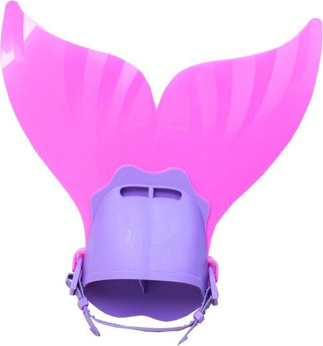 Produktbild I Am Creative (4-tlg. Set) Kinder Meerjungfrauen Badeanzug Mono Flosse inkl. Bikini Set - Lila (140)