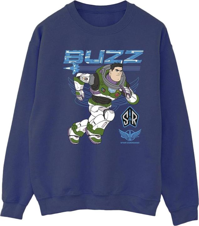 Actual product image Disney Womens/Ladies Lightyear Buzz Run To Action Sweatshirt (XXL)