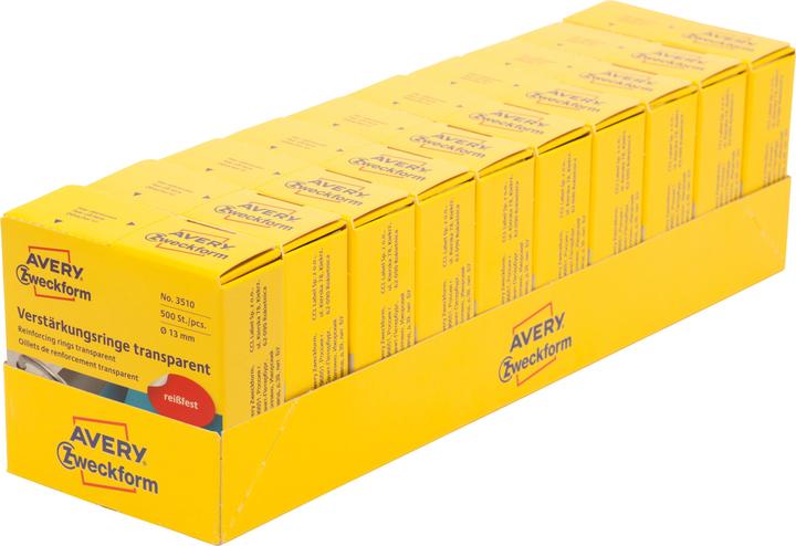 Actual product image Avery Reinforcement rings