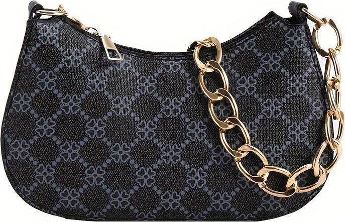 Produktbild Only-Bags.Store Retro bedruckte klassische Unterarmtasche, einfache Umhängetasche, lässige Handtasche, Shopping