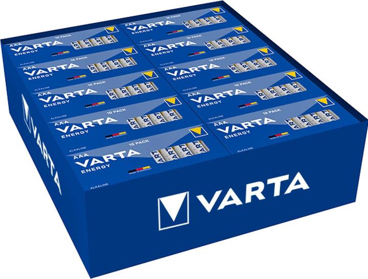 Label énergétique Varta Energy (10 pcs, AAA, 1200 mAh)