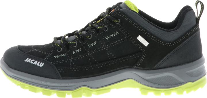 Actual product image Jacalu Ladies Men's Trekking Shoes Hiking Boots Mountain Shoes Outdoor Black/Green (39)
