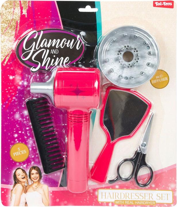 Produktbild Toi-Toys Glamour Shine Friseurset mit Fohn Diffusor
