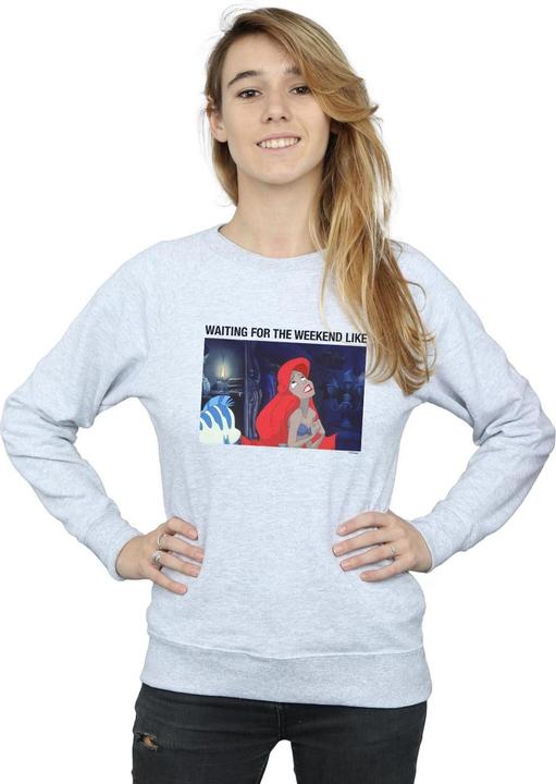 Immagine prodotto Disney The Little Mermaid Waiting For The Weekend Felpa Donna (XL)
