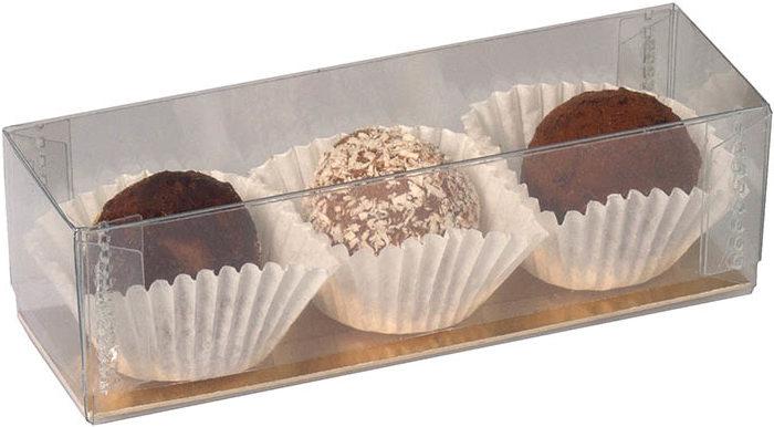 Image du produit miniSchoggi Emballage transparent pour pralines et macarons (1 x)