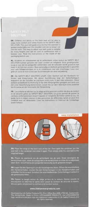 Image du produit LifeHammer Guide de ceinture de sécurité pour enfants
