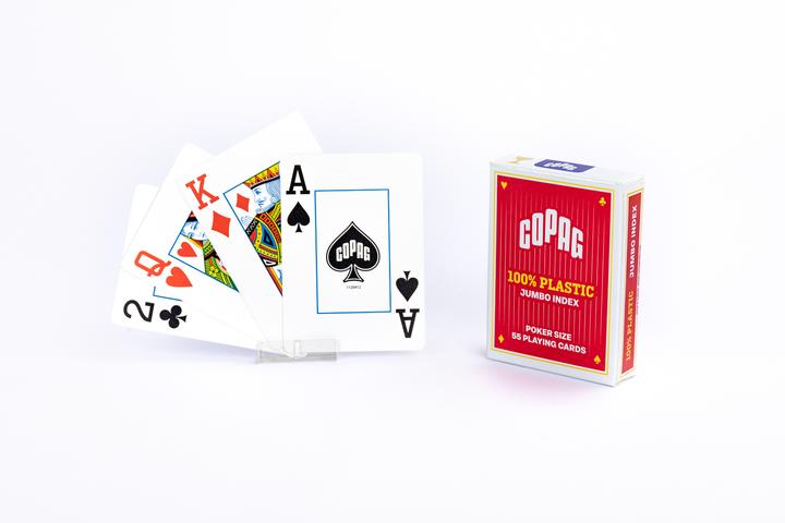 Actual product image Copag Poker Card Deck Jumbo (German, English, French, Italian, Swiss German)