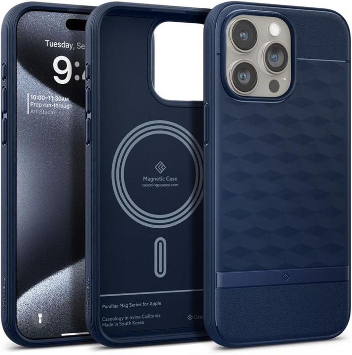 Produktbild Caseology Parallax Mag Magsafe Iphone 15 Pro Midnight Blue (Apple iPhone 15 Pro)