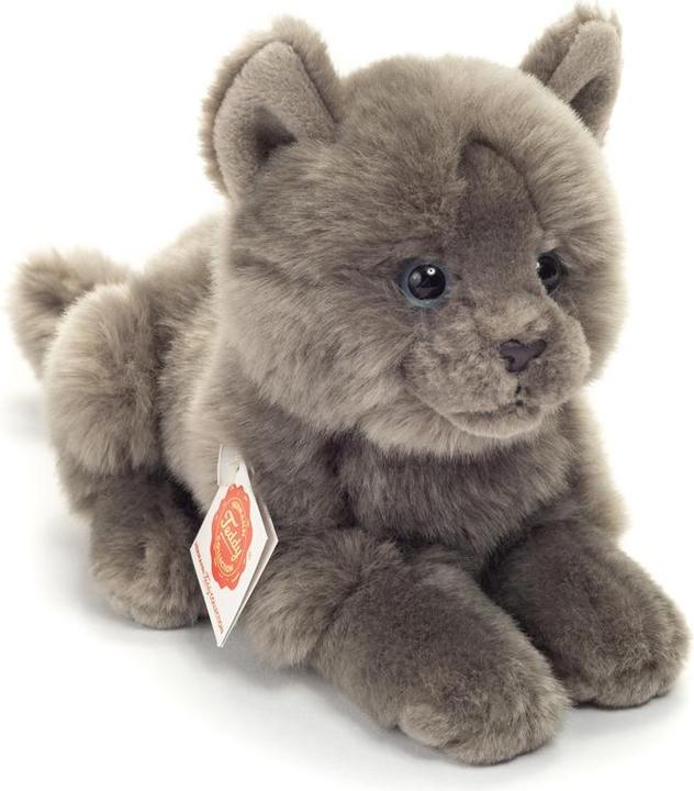 Immagine prodotto Teddy Hermann Gatto certosino sdraiato 20 cm (15 cm)