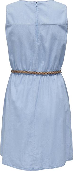 Immagine prodotto Only Vestibilità regolare Scollo rotondo Spalline larghe Abito corto Abito in denim (XL)
