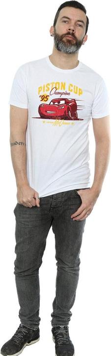 Actual product image Disney Mens Cars Piston Cup Champion T-Shirt (XXL)