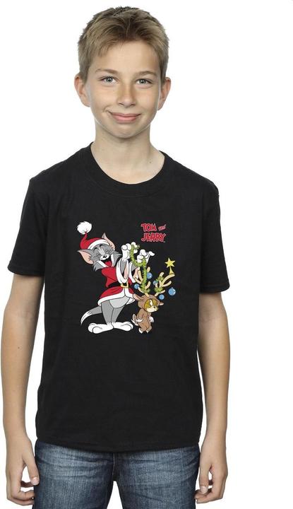 Immagine prodotto Tom & Jerry Christmas Reindeer Maglietta Ragazzi (152, 158)