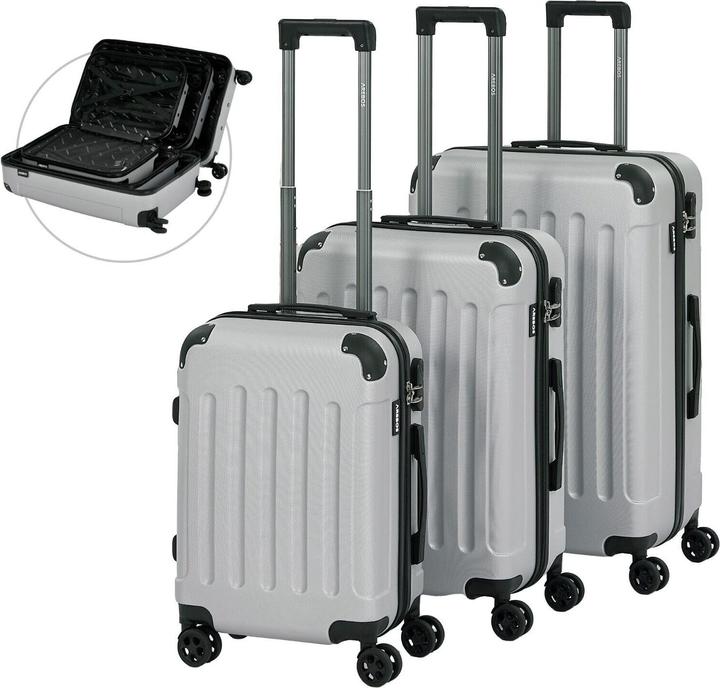 Image du produit Arebos Valise de voyage (94 l, M (50 - 90l), L (90 - 115l), XL (à partir de 115l))