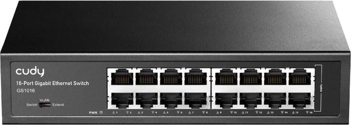 Actual product image Cudy GS1016 network switch Gigabit Ethernet (10/100/1000) Black (16 Ports)