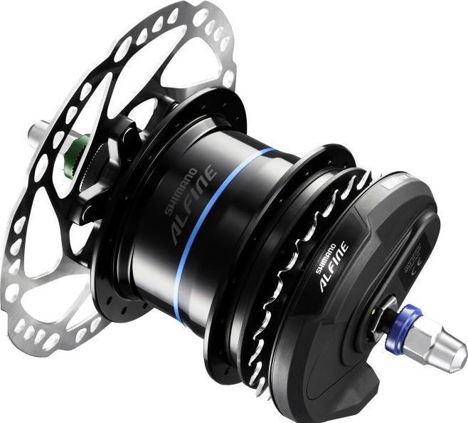 Actual product image Shimano Alfine Di2 SG-S7051-8 gear hub 8 speed disc center lock (Disc brake Center lock)