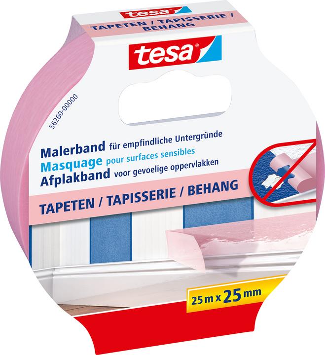Actual product image tesa Painter's masking tape SENSITIVE, painter's tape for sensitive surfaces (25 mm)
