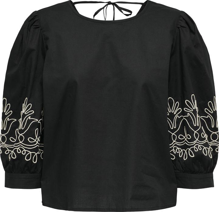 JdY Normal geschnitten Rundhals Top Top (S)