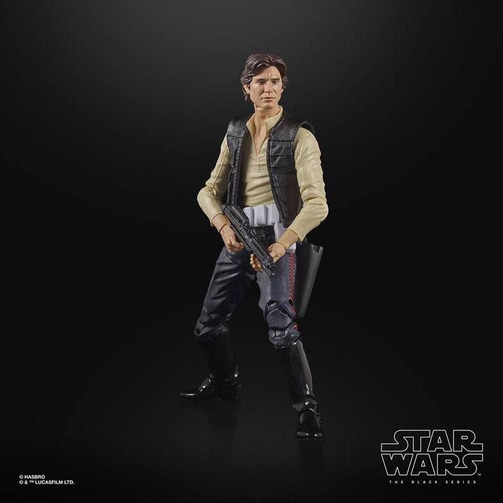 Actual product image Hasbro Star Wars Black Series The Power of the Force Action Figure 2021 Han Solo Exclusive