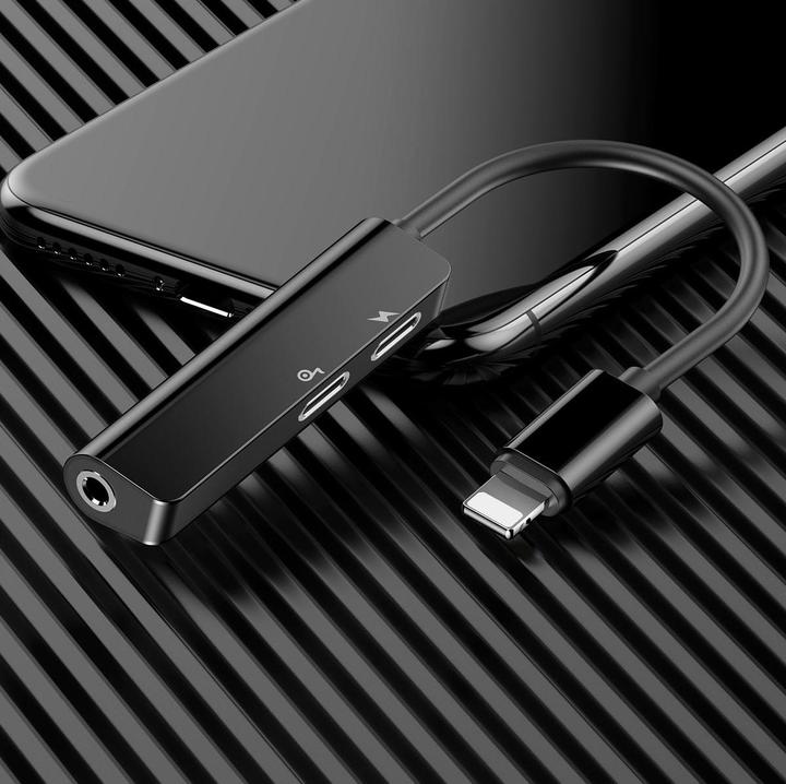 Immagine prodotto Baseus Adattatore L52 3 in 1 (Lightning, Jack da 3.5mm)