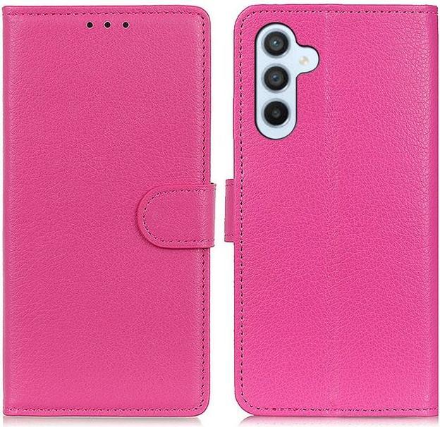 Actual product image MU Classic Litchi Leather Bookcover Series (Samsung Galaxy A35)