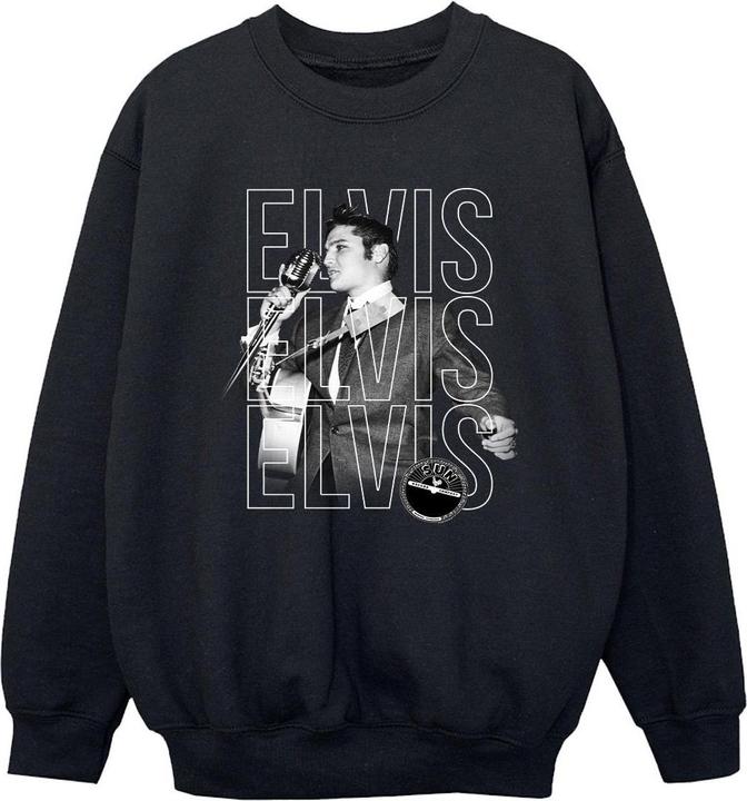 Elvis Triple Logo Portrait Sweatshirt Jungen