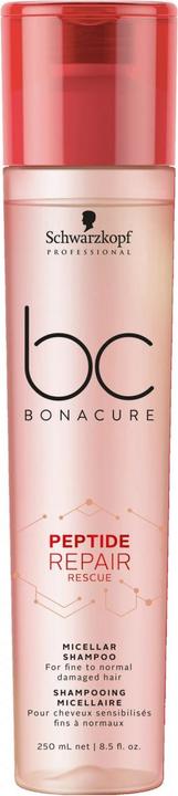 Schwarzkopf BC Peptide Repair Rescue - Micellar Shampoo (250 ml, Flüssiges Shampoo)