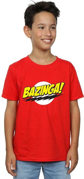 Immagine prodotto Dam Maglietta Bazinga in cotone per ragazzi (140, 146)