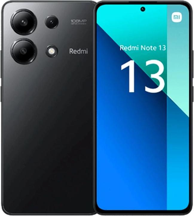 Produktbild Xiaomi Redmi Note 13 (256 GB, Midnight Black, 6.67", Hybrid Dual SIM, 108 Mpx, 4G)
