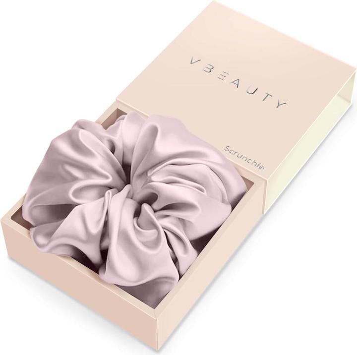 Produktbild VBEAUTY Seiden Scrunchie Rosé (Haargummi)