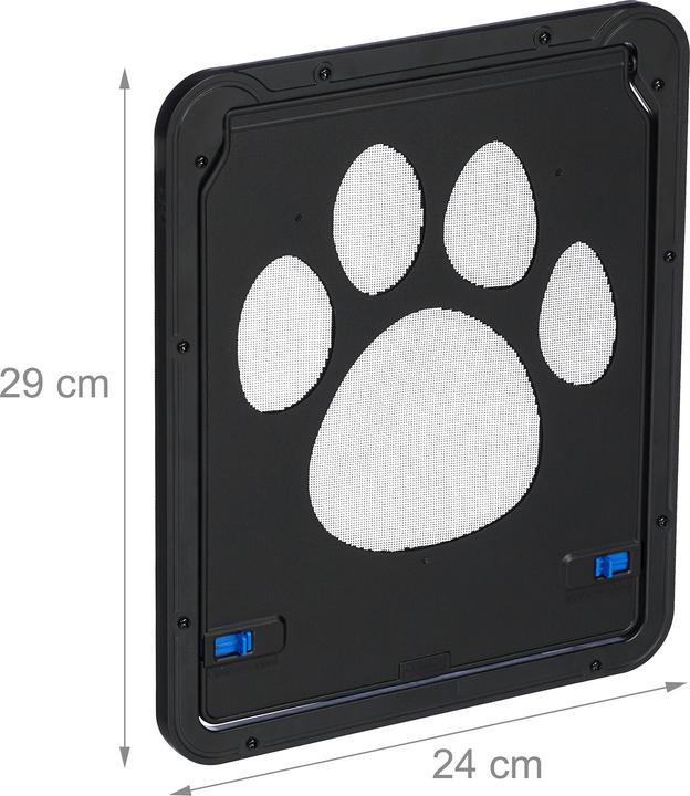 Actual product image Relaxdays Pet flap (Magnetic cat flap)