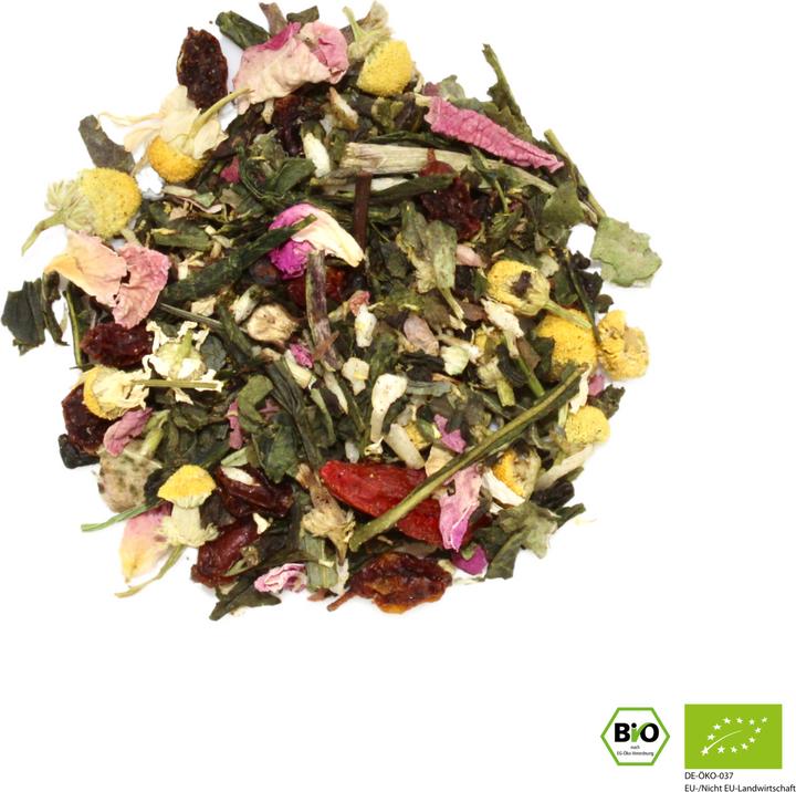 Produktbild Urban Tea Factory So Damn Pretty - Grünteemischung mit Guarana & Rosenblüten - Bio Glas