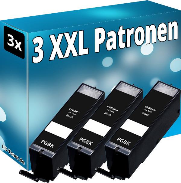 Produktbild Druckfuxx 3x XL Patronen für CANON PIXMA MG5750 TS5050 MG5751 TS5051 MG5753 TS50