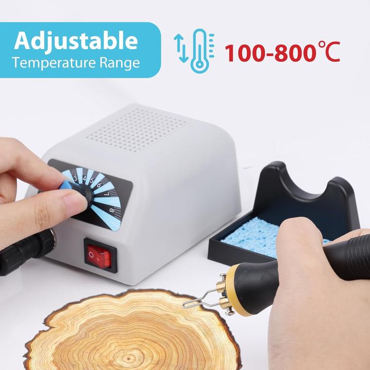 Actual product image Bilivry 34-teiliges Brandmalerei Set