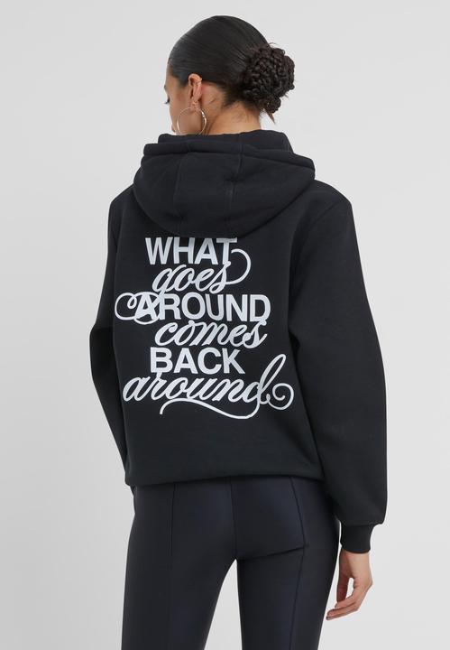 Image du produit Miss Tee Sweat à capuche fluffy pour femme Back Around - 174145 (XXL)