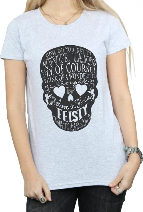 Immagine prodotto Disney Tinker Bell Skull Maglietta Donna (XXL)