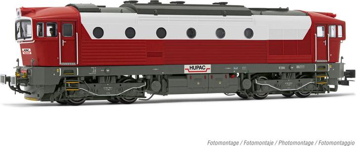 Immagine prodotto Rivarossi Locomotiva diesel HUPAC a 4 assi BR D753.7 red/h (Traccia H0)