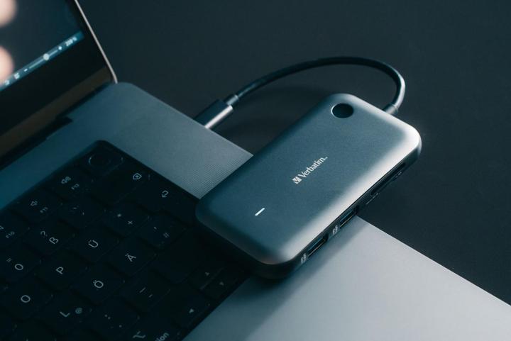 Image du produit Verbatim Adaptateur d'affichage sans fil USB-C 1080P avec concentrateur WDA-01 (USB-C, 1 Ports)