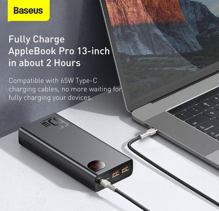 Actual product image Baseus Adaman Series (20000 mAh, 65 W, 74 Wh)