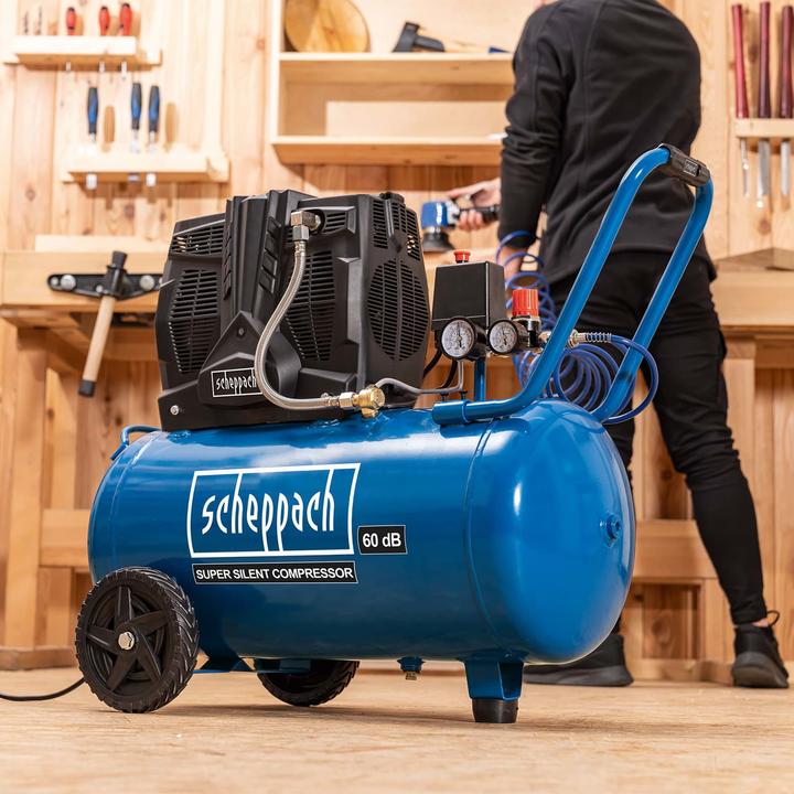 Produktbild Scheppach HC51Si Kompressor 230V 50Hz - 50L (8 Bar, 50 l)