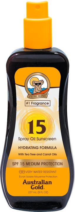 Actual product image Australian Gold Spray oil (Sun spray, Suntan oil, SPF 15, 237 ml)