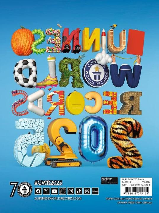 Image du produit Ravensburger Guiness World Records 2025 (Français, Collectif, 2024)
