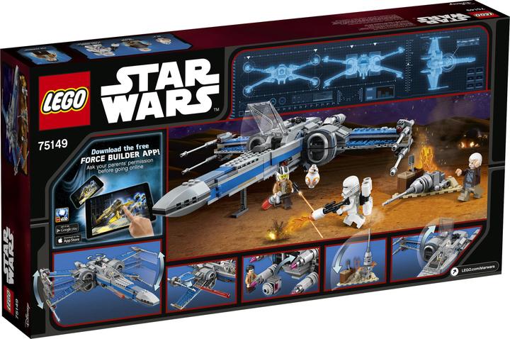 Immagine prodotto LEGO Caccia X-Wing della Resistenza di Star Wars (75149, LEGO Star Wars)