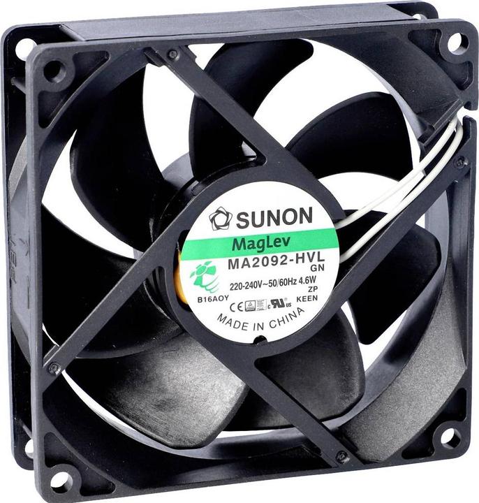 Immagine prodotto Sunon A2259-HBT.TC.GN Ventilatore assiale 230 V/AC 29,72 m³/h (L x P x A) 25 x 60 x 60 m (25 mm)
