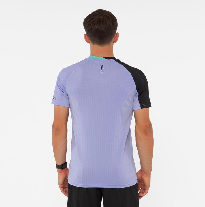 Actual product image Kuikma Men's Padel T-Shirt short sleeve - PTS 900 purple (XL)