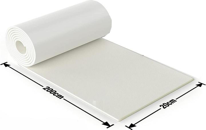 Werkstein Garagenwand Stossschutz Selbstklebender Auto Türe Kollisionsschutz - Weiss (2mx20cm)