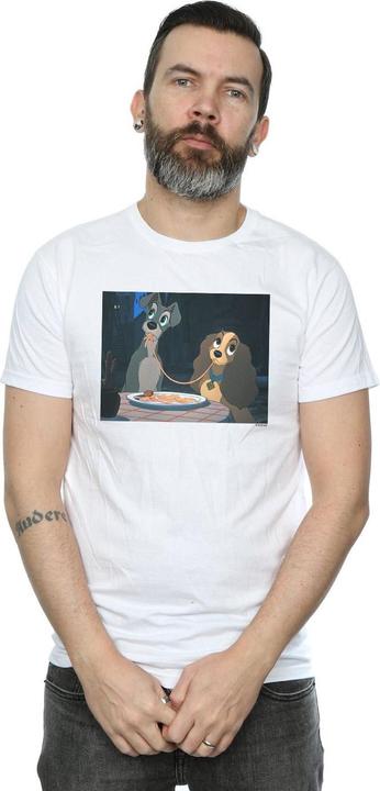 Image du produit Disney - T-shirt LADY AND THE TRAMP SPAGHETTI SLURP - Homme (3XL)