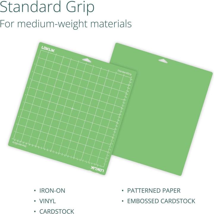 Image du produit Loklik Cutting Mat Fabric Grip - Pack de 3 - bundle (vert,violet,bleu)