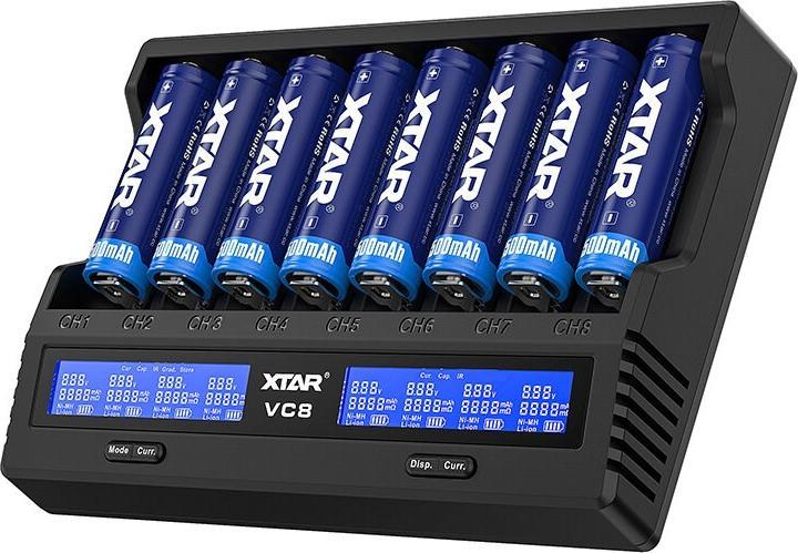 Produktbild Xtar VC8 Ladegerät (1 Stk., Ladegerät inkl. Akku)